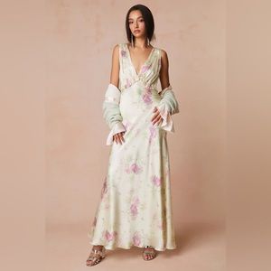knee length dresses for ladies Loveshackfancy Serita Dress - Deep Rose main image 1